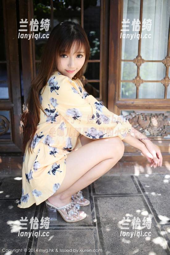美媛馆 - 套图来了！媛媛酱belle今日穿和服，坐哪儿都是精致的小公主。